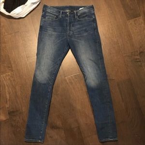 H&M skinny blue jeans